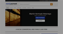 Desktop Screenshot of martinvermaak.com
